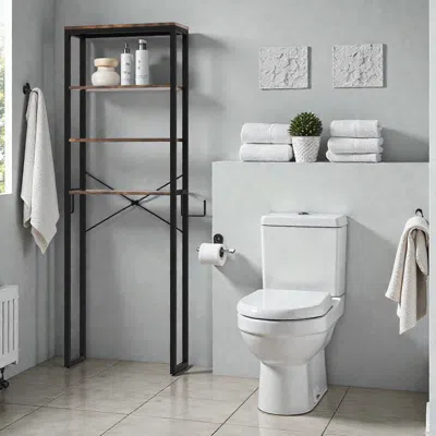 Hivvago 4-tier Freestanding Rack For Over-toilet Bathroom Storage
