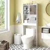 Hivvago 4-tier Space-saving Toilet Sorage Cabinet With Open Shelves