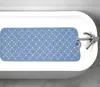 Hivvago 40" Blue Bubbles Non Slip Bathtub Mat In Blue