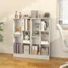 Hivvago 41 Inches 5-cube Floor Bookcase With 2 Anti-tipping Kits-white