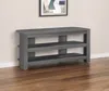 Hivvago 42" Ash Gray Open Shelving Tv Stand In Gray
