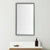 Hivvago 42" Gray Framed Bathroom Vanity Mirror