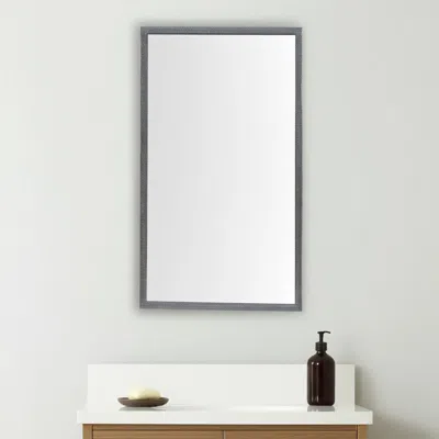 Hivvago 42" Gray Framed Bathroom Vanity Mirror