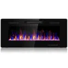 Hivvago 50 Inch Recessed Ultra Thin Electric Fireplace With Timer
