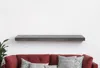 Hivvago 43" Dark Gray Whitewash Wooden Floating Shelf In Gray