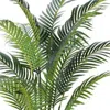 Hivvago 43" Green Palm Artificial Tree In A Black Pot In Green