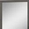Hivvago 43" Refined Grey High Gloss Mirror In Gray