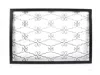 Hivvago 43" X 63" Black Metal Wall Decor In White
