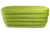 Hivvago 44" Green Velvet Tufted Oval Ottoman In Green