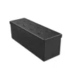 Hivvago 45 Inches Large Folding Ottoman Storage Seat-black