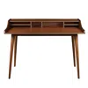 Hivvago 47" Brown Writing Desk In Brown