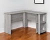 Hivvago 47" Gray Wood Corner Computer Desk In Gray