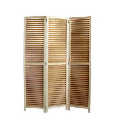 Hivvago 47 X 67 Natural Wood Screen In Brown