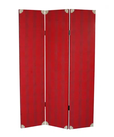 Hivvago 47 X 71 Red Wood Screen