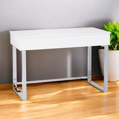 Hivvago 48" Adjustable White Standing Desk Converter
