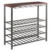 Hivvago 48-bottle Wine Rack Antique Bronze