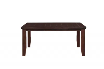 Hivvago 48" Dark Brown Dining Table