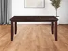 Hivvago 48" Dark Brown Solid Manufactured Wood Dining Table In Brown