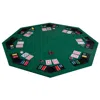 Hivvago 48 Inch 8 Players Octagon Fourfold Poker Table Top