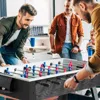 Hivvago 48 Inch Competition Sized Home Recreation Wooden Foosball Table-black