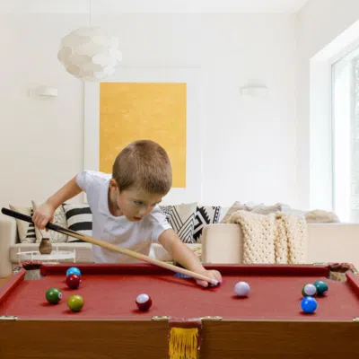 Hivvago 48 Inch Mini Table Top Pool Table Game Billiard Set