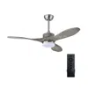 Hivvago 48 Inch Wood Ceiling Fan With Led Lights And 6 Speed Levels