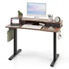Hivvago Height Adjustable Electric Standing Desk With Usb Charging Port-black