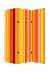Hivvago 48 X 72 Multi Color Wood Canvas Deep Saffron Screen In Multi