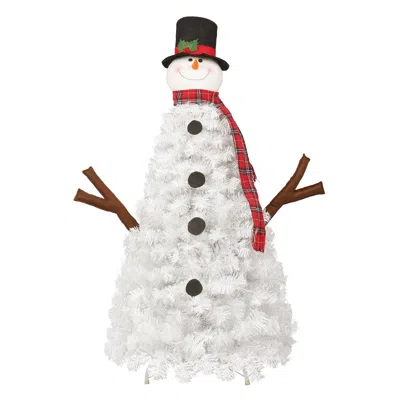 Hivvago 4ft Pre-lit Christmas Tree With 100 Lights In White