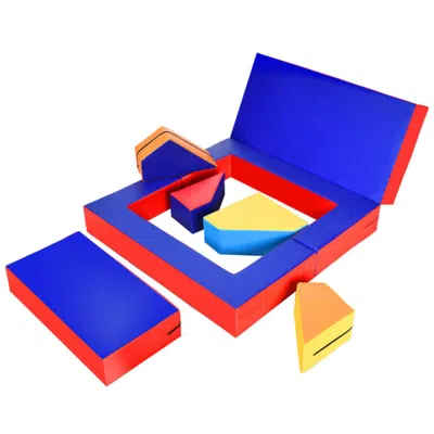 Hivvago 4-in-1 Crawl Climb Foam Shapes Toddler Kids Playset