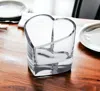 Hivvago 5" Clear Mouth Blown European Crystal Heart Bowl In Transparent