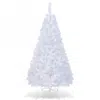 Hivvago 5 Ft White Artificial Pvc Christmas Tree