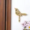 Hivvago 5" Gold Cast Iron Bird Wall Hook In Multi