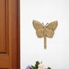 Hivvago 5" Gold Cast Iron Butterfly Wall Hook In Gold