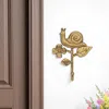 Hivvago 5" Gold Cast Iron Snail Wall Hook In Gold