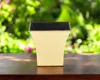 Hivvago 5" Gold Recycled Plastic Indoor Outdoor Square Pot Planter In Yellow