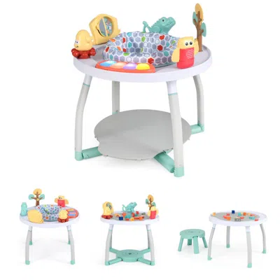 Hivvago 5-in-1 Baby Activity Center Interactive Bounce Seat With Removable Toys In Multi