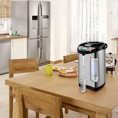 Hivvago 5-liter Electric Lcd Water Boiler And Warmer In Gray