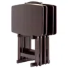 Hivvago 5-pc Oversize Snack Table Set Espresso