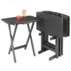 Hivvago 5-pc Snack Table Set Oyster Gray