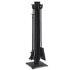 Hivvago 5 Pieces Fireplace Iron Fire Place Tool Set