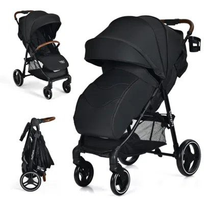Hivvago 5-point Harness Lightweight Infant Stroller With Foot Cover And Adjustable Backrest-gray