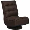 Hivvago 5-position Folding Floor Gaming Chair-brown