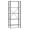 Hivvago 5-tier Bookshelf With Open Shelves And Heavy Duty Metal Frame