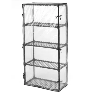 Hivvago 5 Tier Wire Rack With Cover 1 Pack
