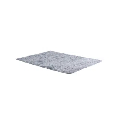 Hivvago 5 X 7 Feet Modern Rectangular Soft Shag Area Rug For Living Room Bedroom In Gray