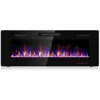 Hivvago 50 Inch Recessed Ultra Thin Electric Fireplace With Timer
