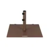 Hivvago 50 Lbs Weighted 24 Inch Square Patio Umbrella Base