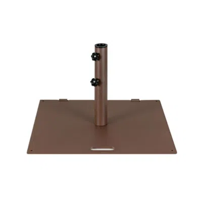 Hivvago 50 Lbs Weighted 24 Inch Square Patio Umbrella Base