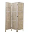 Hivvago 52 X 67 Beige Wood Screen In Gray